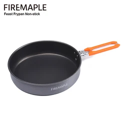 Lửa Phong Lễ Không Dính Cắm Trại Chảo Chiên Ngoài Trời Đi Bộ Đường Dài Skillet Nhẹ Dính Giá Rẻ Nồi 0.9L 262G