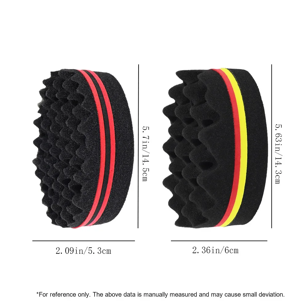 Cepillo de pelo ovalado de doble cara, cepillo de esponja mágico con agujeros grandes, cepillo de esponja para peluquero, rizo Afro como herramientas para el cuidado del cabello