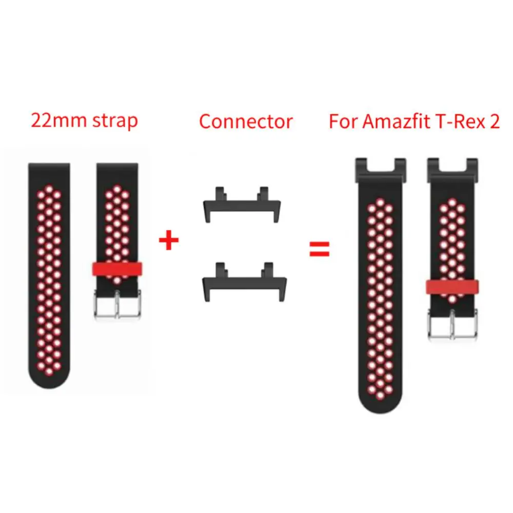 For Amazfit T-Rex 2 T Rex 2 Adapter Metal Stainless Steel Lugs Smart Watch 22mm Strap Connecting Screwdriver Accessories