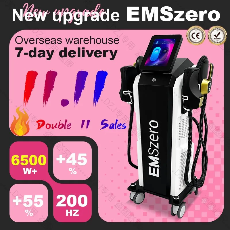 Double 11 Sales Professional EMSzero RF Machine Body Slimming Fat Burning Muscle Sculpt Electromagnetic Stimulate Buttock Toning