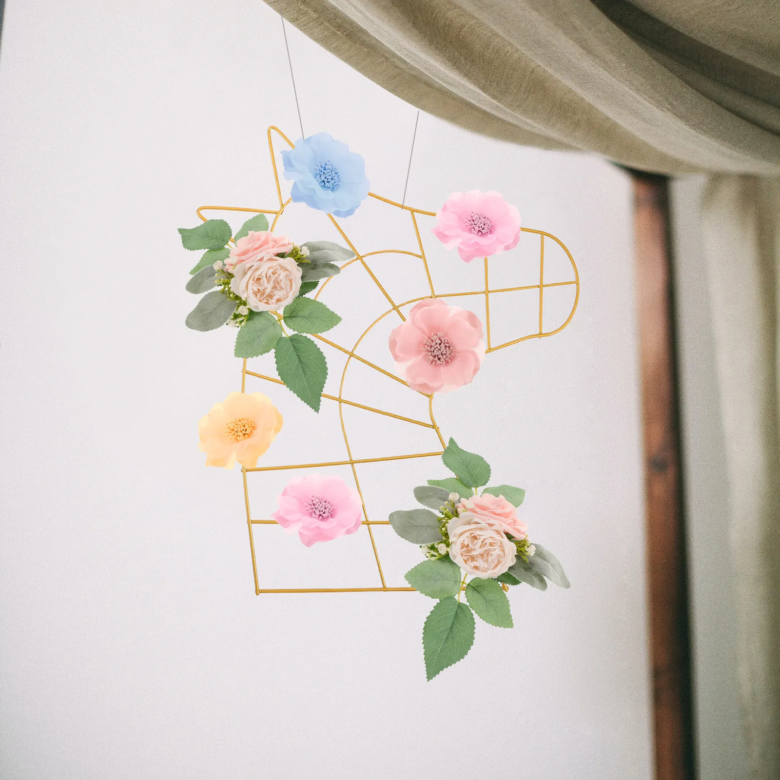 2 ชิ้น โครงลวดสำหรับทำพวงมาลัย - Wreath Form Wire บทวิจารณ์และราคา
