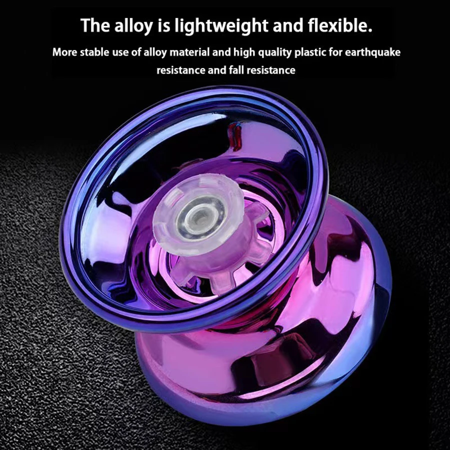 Competitive Yoyoball, Children Beginners Professional Aluminum Metal Yoyo Ball, Adult Kids Yoyoyoball with Accessories