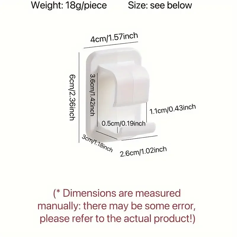 Clearance_2Pcs Washbasin Hooks, Multifunction, Wall-Hung Home Organizer, Holder Adhesive_Continuous updates image 3