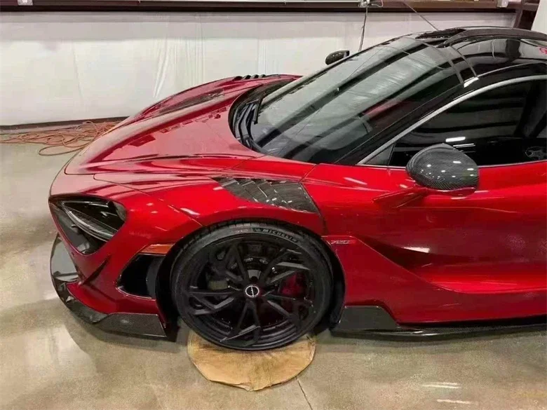

For McLaren 720S 2017-2019 Dry Carbon Fiber Body Kit with RF Style Front Fender Upgrade