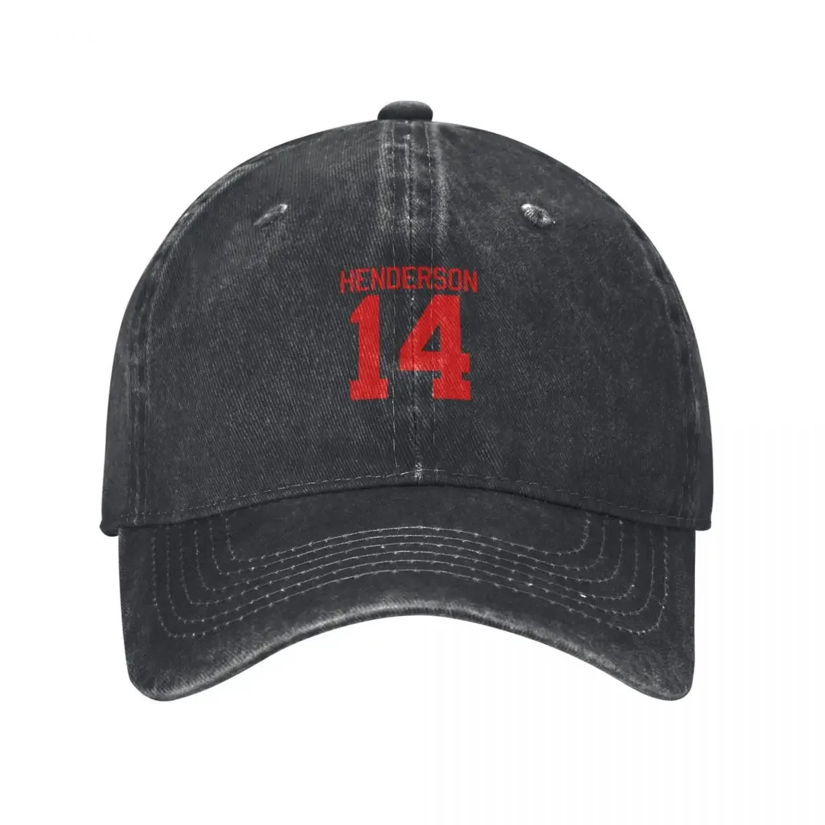 Logan Henderson jersey - red text Fitted Baseball Cap Rave summer hat Anime Visor For Women Men's