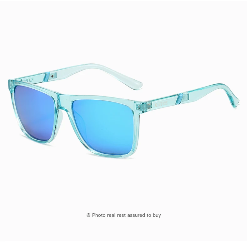 KAROS Chic Polarisierte Sportbrille Männer Frauen UV-Schutz Robust Angeln Fahren Radfahren Wandern Brillen mit Box YZ2015 – Detail 19