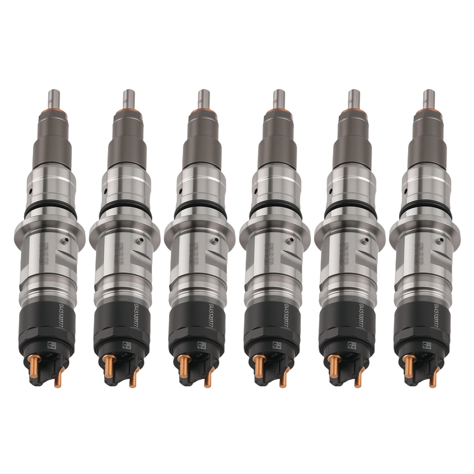 

6 Pieces Injector Assembly for Cummins QSB ISB 6.7L 0445120177 Direct Fit 5254261NX 5254261PX New