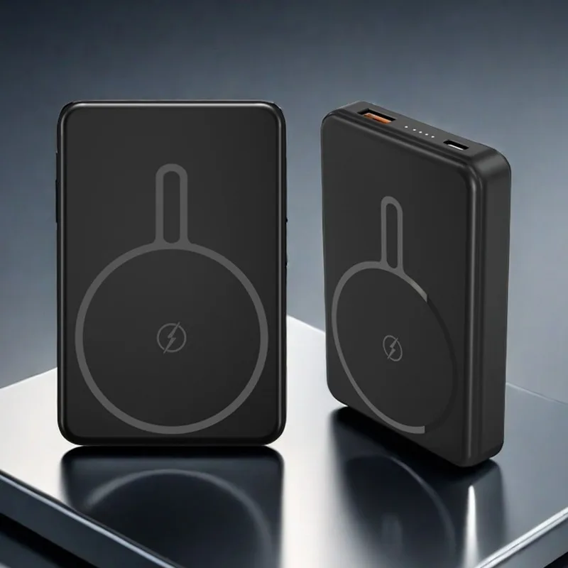 

Портативный магнитный блок питания емкостью 10000/5000 мАч — быстрая зарядка, внешний аккумулятор большой емкости 12 Вт, подходит для путешествий на открытом воздухе