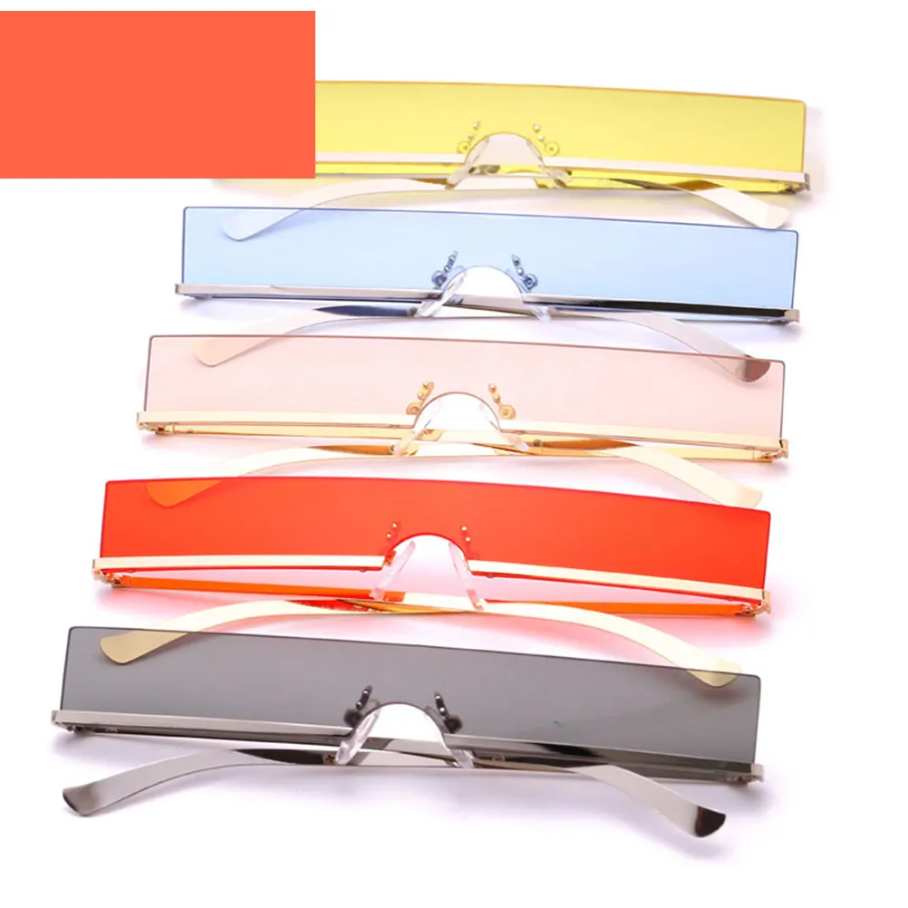 

1pc Uv400 Sunglasses Lightweight Metal Frame Chic Sun Glasses For Women Fashion Beach Outdoor Blue Rectangular Frame Exquisite