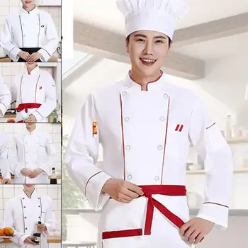 2023 giacca da cuoco da donna nuova camicia da cuoco a maniche lunghe da forno ristorante cameriere uniforme top