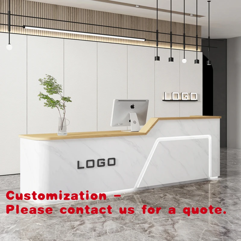Customize.Modern Commercial Simple Beauty Salon Reception Desk Small Bar Counter Shops and Hotels Company Front Desk