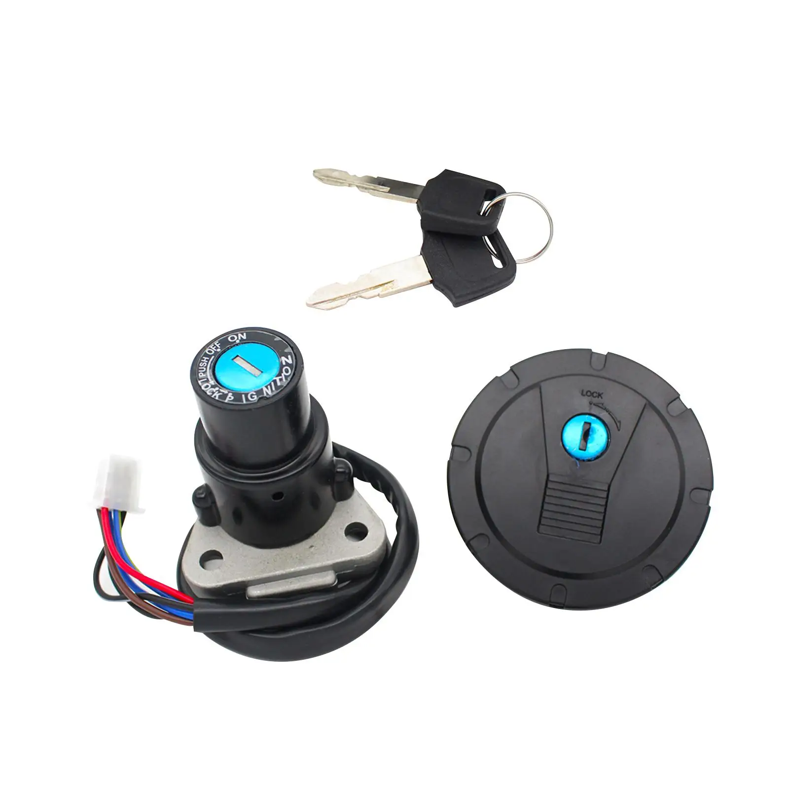 Motorcycle Ignition Switch Lock High Performance Premium Replaces Electric Door Lock for Kawasaki Klr650 Klr 650 1987-2007