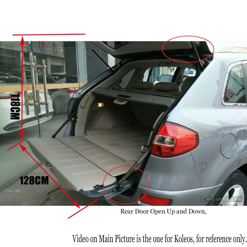 Car Rear Roof Outdoor Equipment Camping Tent Canopy Tail Ledger Picnic Awning For Renault Koleos SUV Only