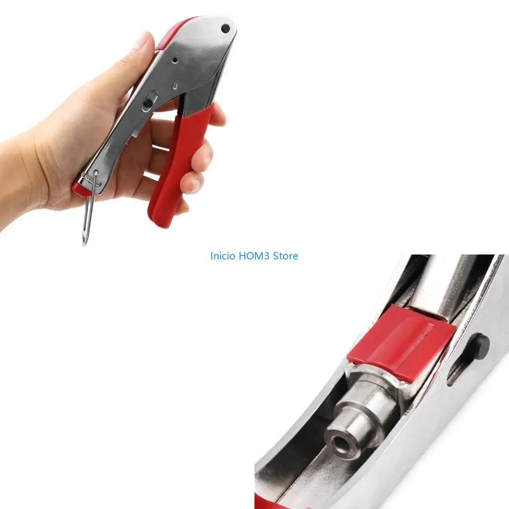 

A5YD Обжимные клещи для коаксиального кабеля RG59 RG6 Обжимной инструмент F-типа Инструмент для зачистки коаксиального кабеля