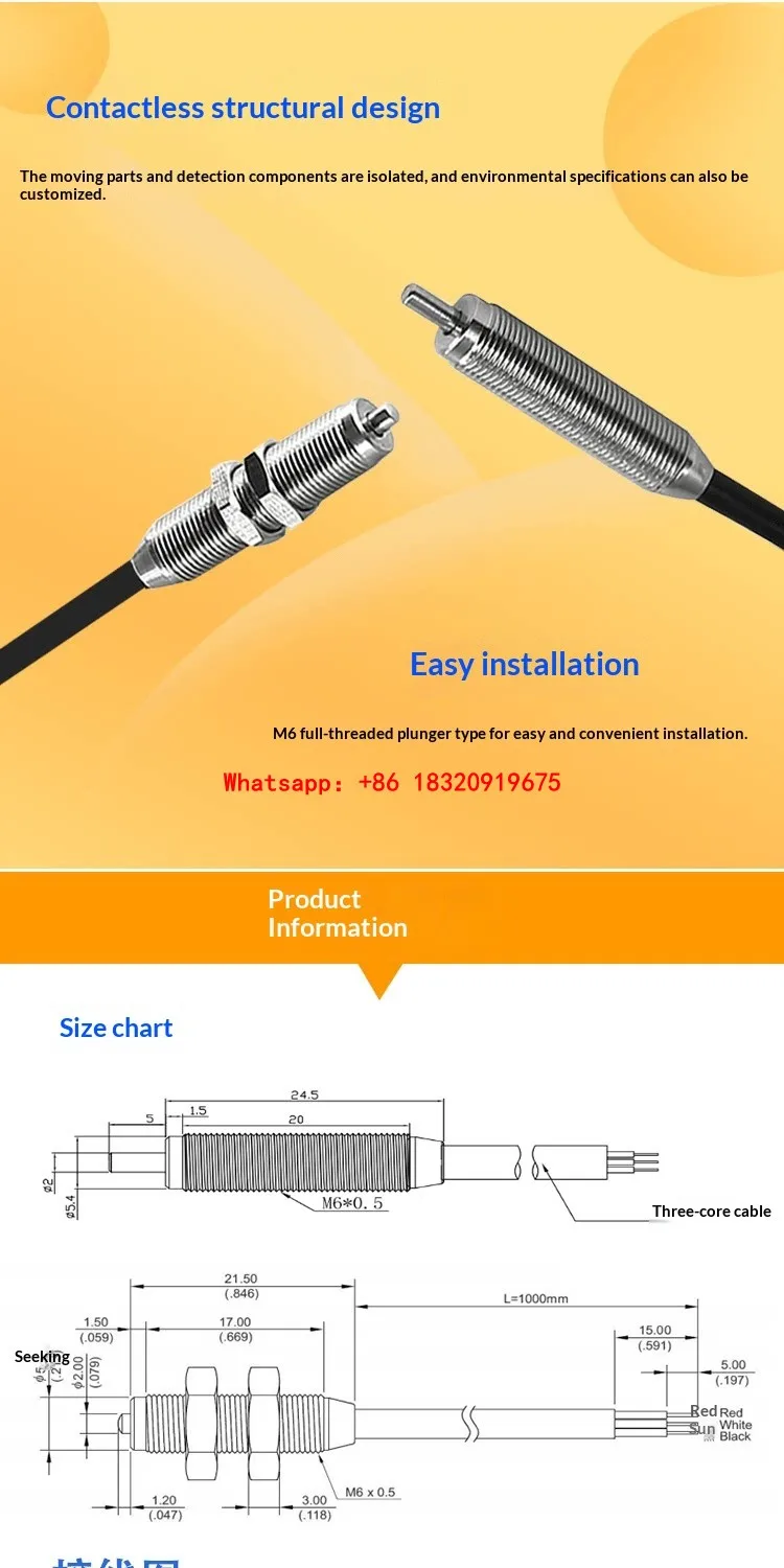 Cyclmotion CNC Non-contact touch sensor high repeatability positioning sensor replacement for limit switches NPN normally open