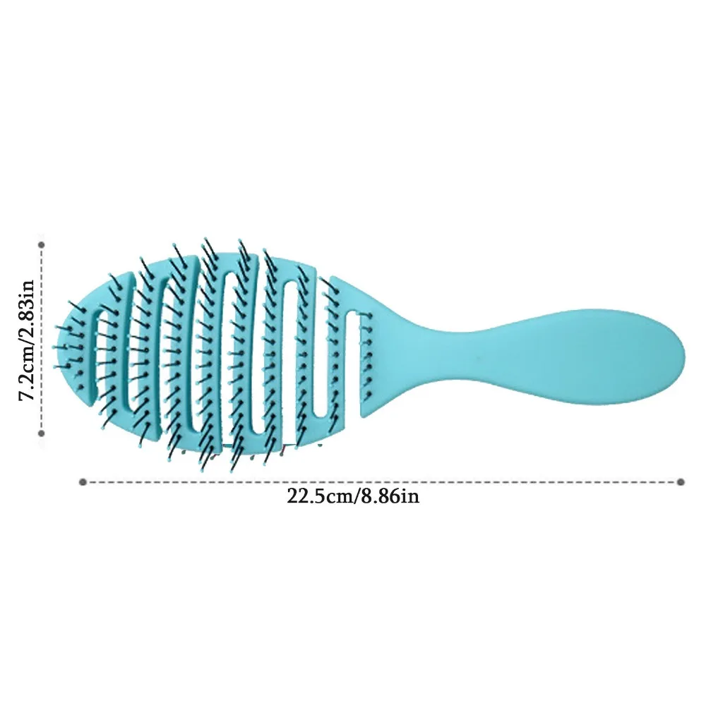 4 Colors Detangling Hair Brush Flexible Vented Professional Flex Dry Wet Massage Comb Hair Combs Salon Hairdressing Accessories