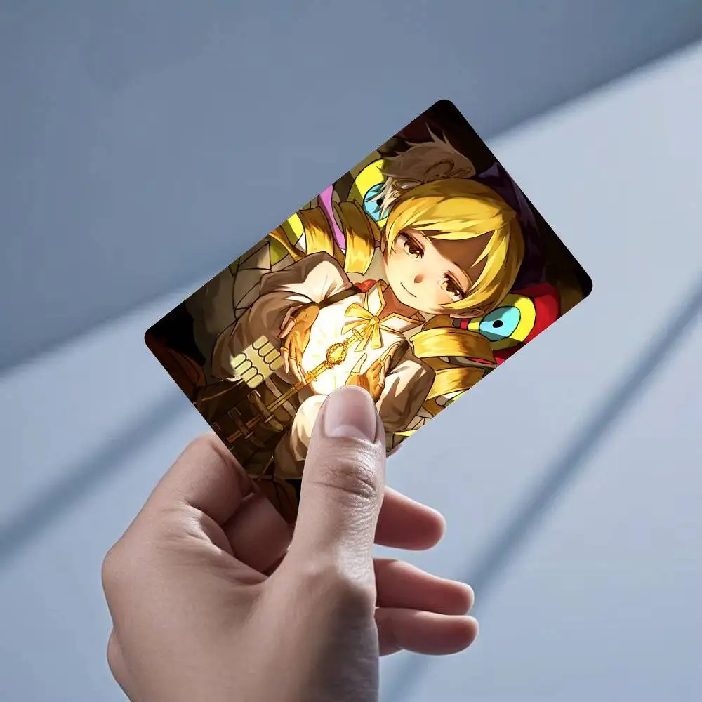 Tomoe Mami Puella Magi Madoka Magica Sticker Film Tape Skin for Credit Card Debit Card Waterproof