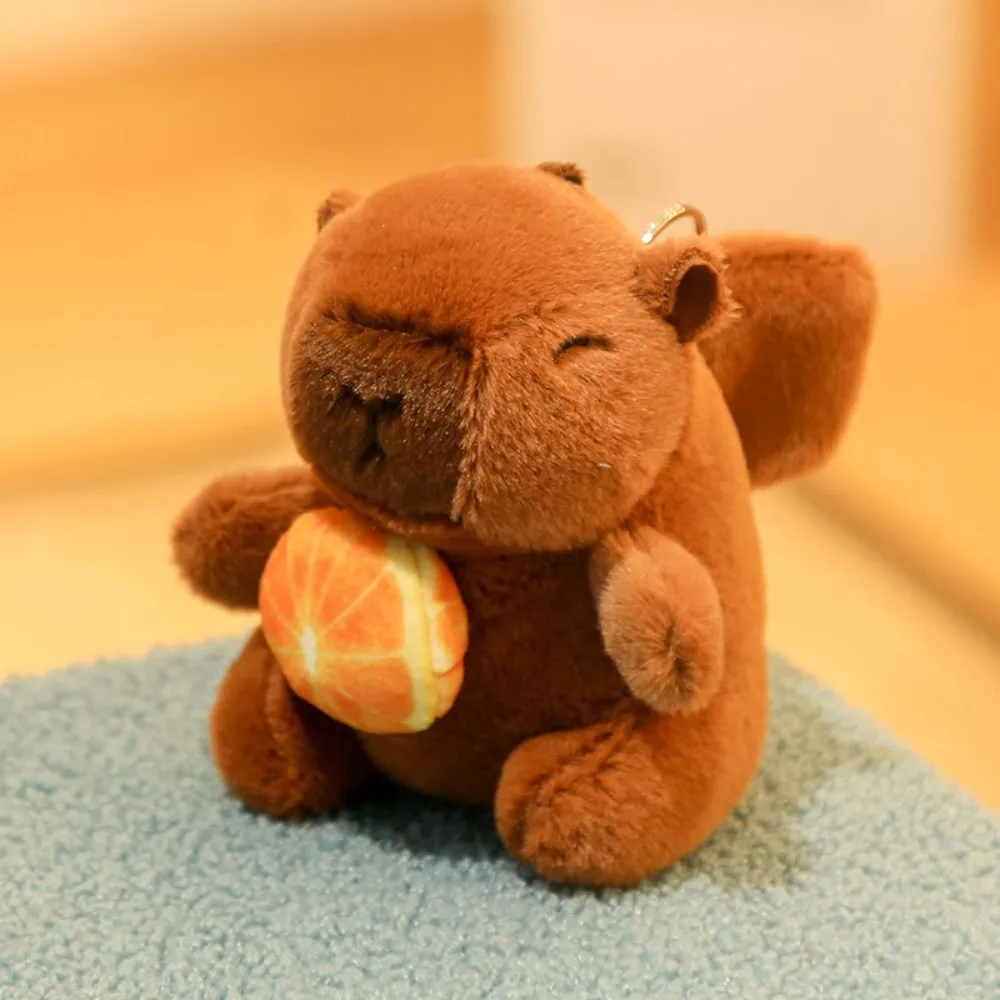 

New with Wing Plush Toy 12cm Fruit Capybara Cartoon Capybara Doll Plush Pendant Gift