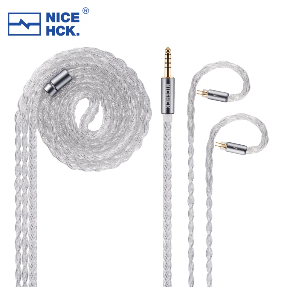 NICEHCK IcyMoon HiFi In-ear Monitor Earphone Cable 16 Cores OCC+