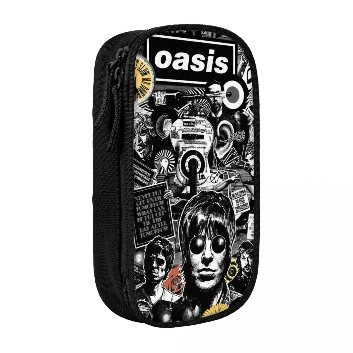 

Рок-Группа O-Oasis-bayingimg, фотоальбом, школьные пеналы на молнии, Детские ретро-карандаши для университета, школьные принадлежности