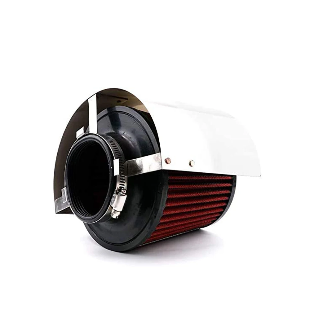 

SXLL Universal 3.0 "76mm Stainless Steel Conical Air Filter Heat Hood Intake Filter Cover