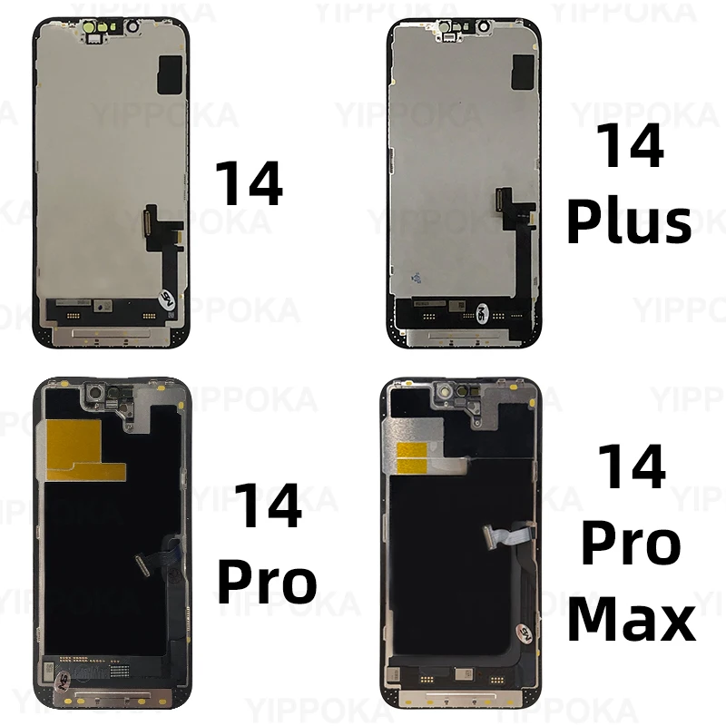 Pantalla OLED LCD para iPhone X XR 13 Pro Max LCD 3D Touch Screen Digitizer para iPhone 12 Pro Max Display 14 Plus 12 Mini 15 LCD 16 Plus 5