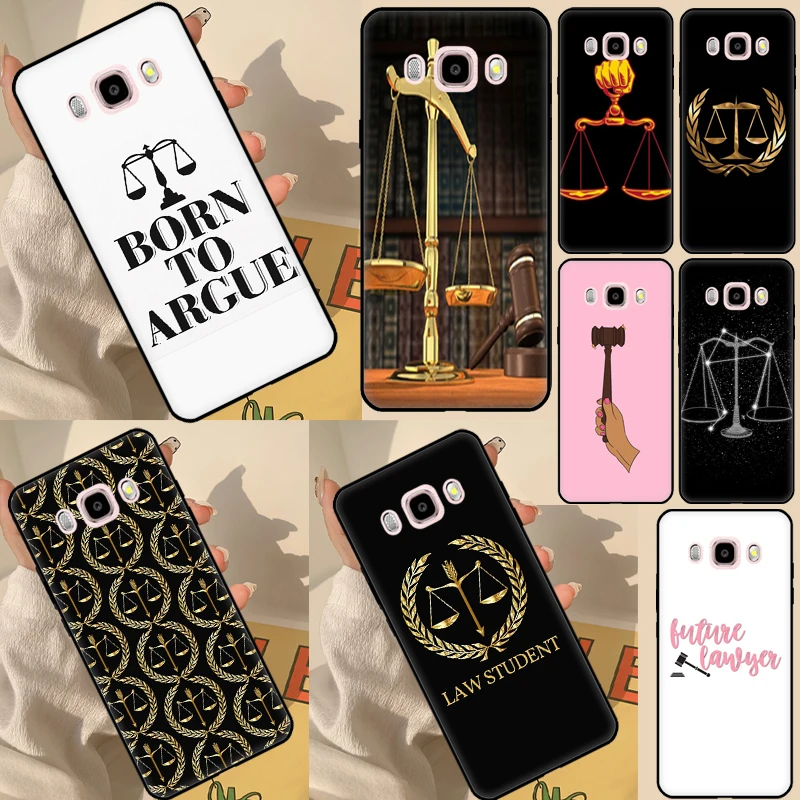 Law Lawyer Judge Justice Phone Case For Samsung Galaxy J1 J3 J5 J7 A3 A5 2016 2017 J6 J4 Plus J8 A6 A7 A8 A9 2018