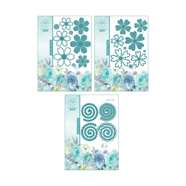July 2026 New Dreamees Vintage Floral Border Dies & Xmas Sentiment Stamp Metal Cutting Dies DIY Handmade Photo Album Scrapbook image 3