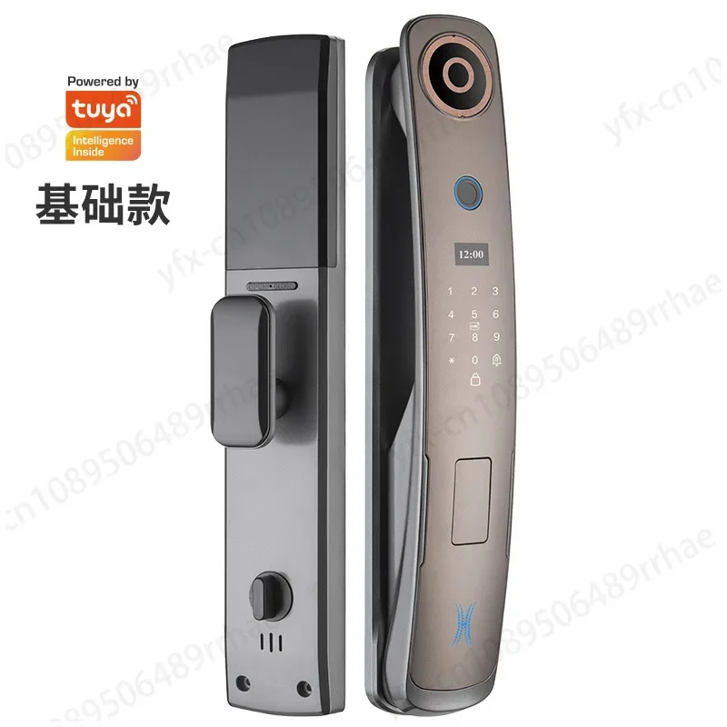 Automatic 3D facial recognition graffiti smart lock anti-theft door password lock cat eye visual fingerprint lock home