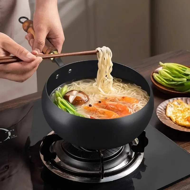 Zhangqiu iron pot, big belly pot, pure handmade forging, no coating, non stick household stir fry pot