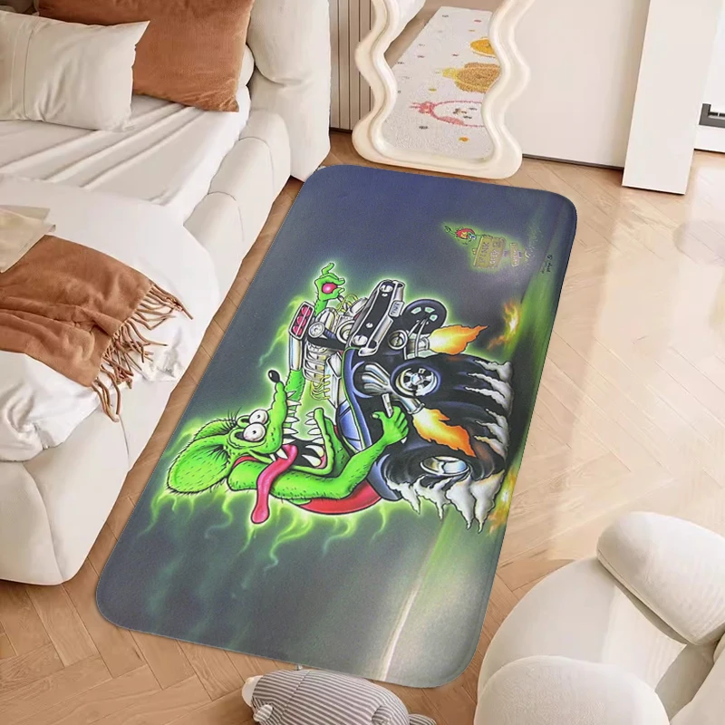 Carpet for Bedroom G-Rat Fink Entrance Door Doormat Kitchen Living Room Floor Non-slip Mat Bathroom Rug Home Decor Items