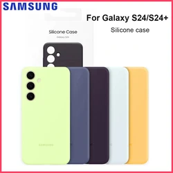 Custodia in silicone Samsung genuine Galaxy S24 plus per Samsung Galaxy S24 S24Plus S24 + Cover in Silicone antiurto con retro morbido