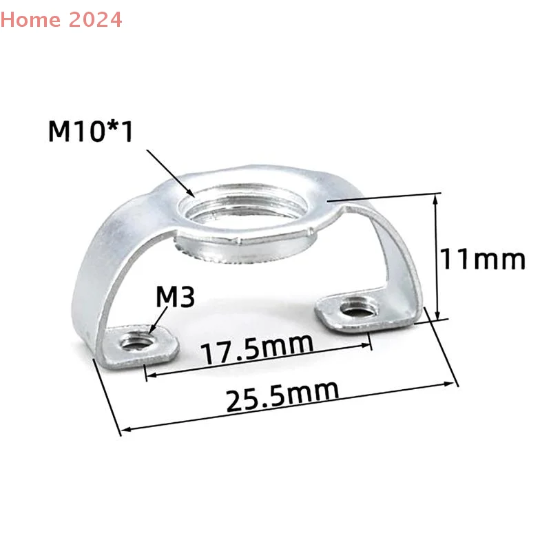 High Temperature Resistant Ceramic Lamp Base Holder E27 GU10 E14 M10 Back Support Bracket For Lighting Socket