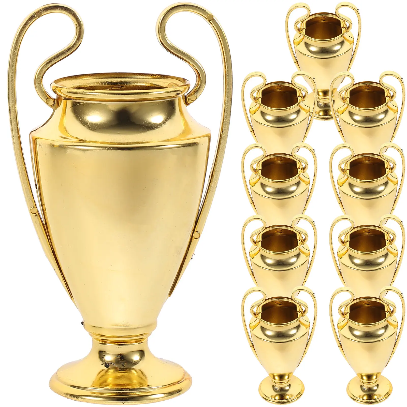10Pcs Candy Jar Creative Trophy Perfect Prize for Winners Competition Awards Company Events Party Favor Desktop Small Sports