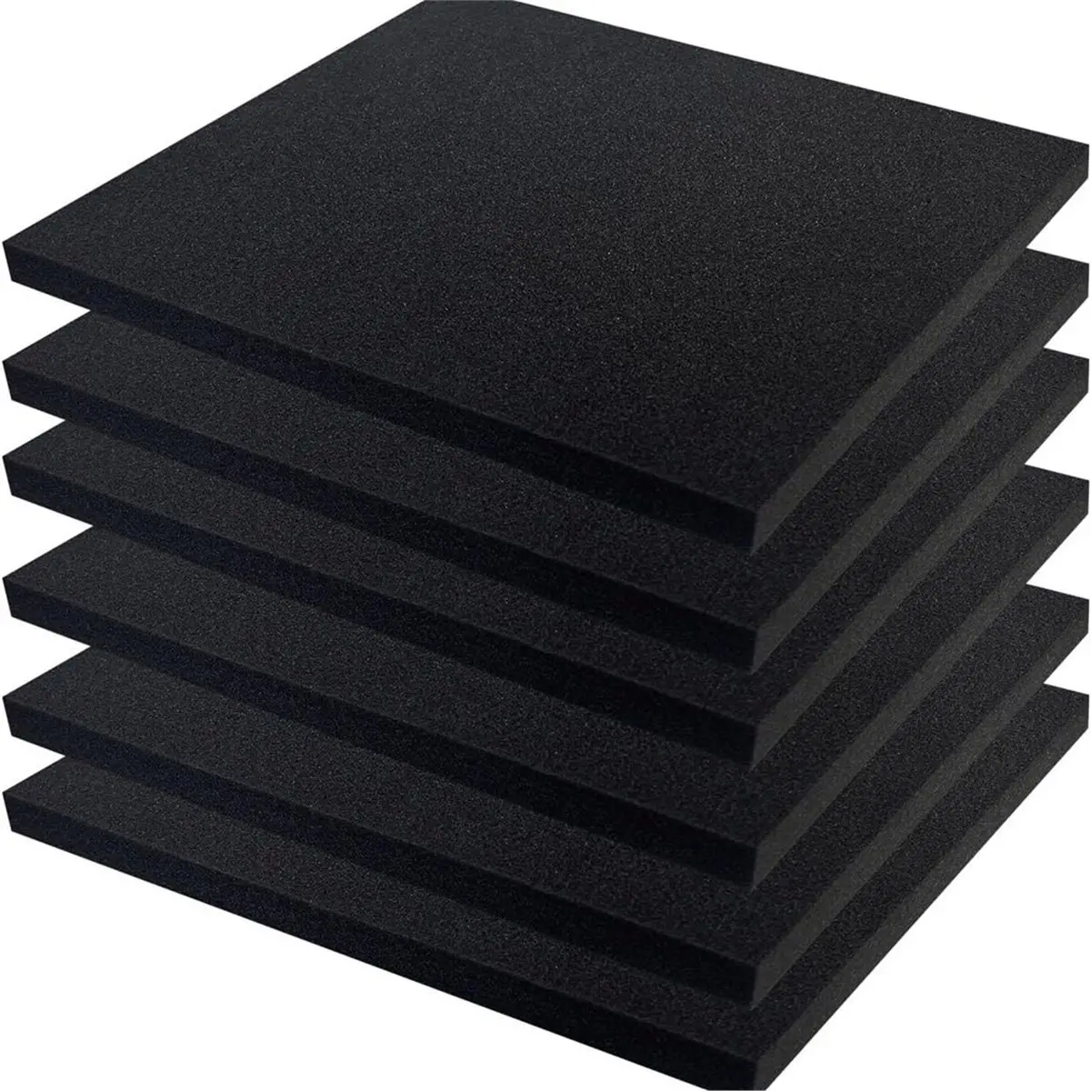 2026 NEW 6 PCS Foam Sheet-30x30x2.5cm Cuttable Foam Inserts for Cases-Packing Foam Pads for Toolbox Camera Storage and Crafts