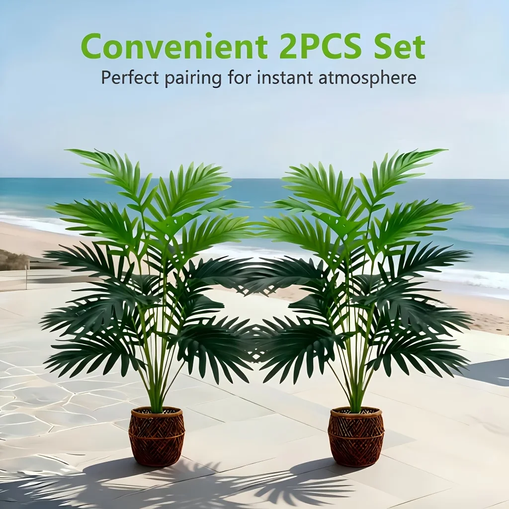 Planta Artificial Color Verde 2uds
