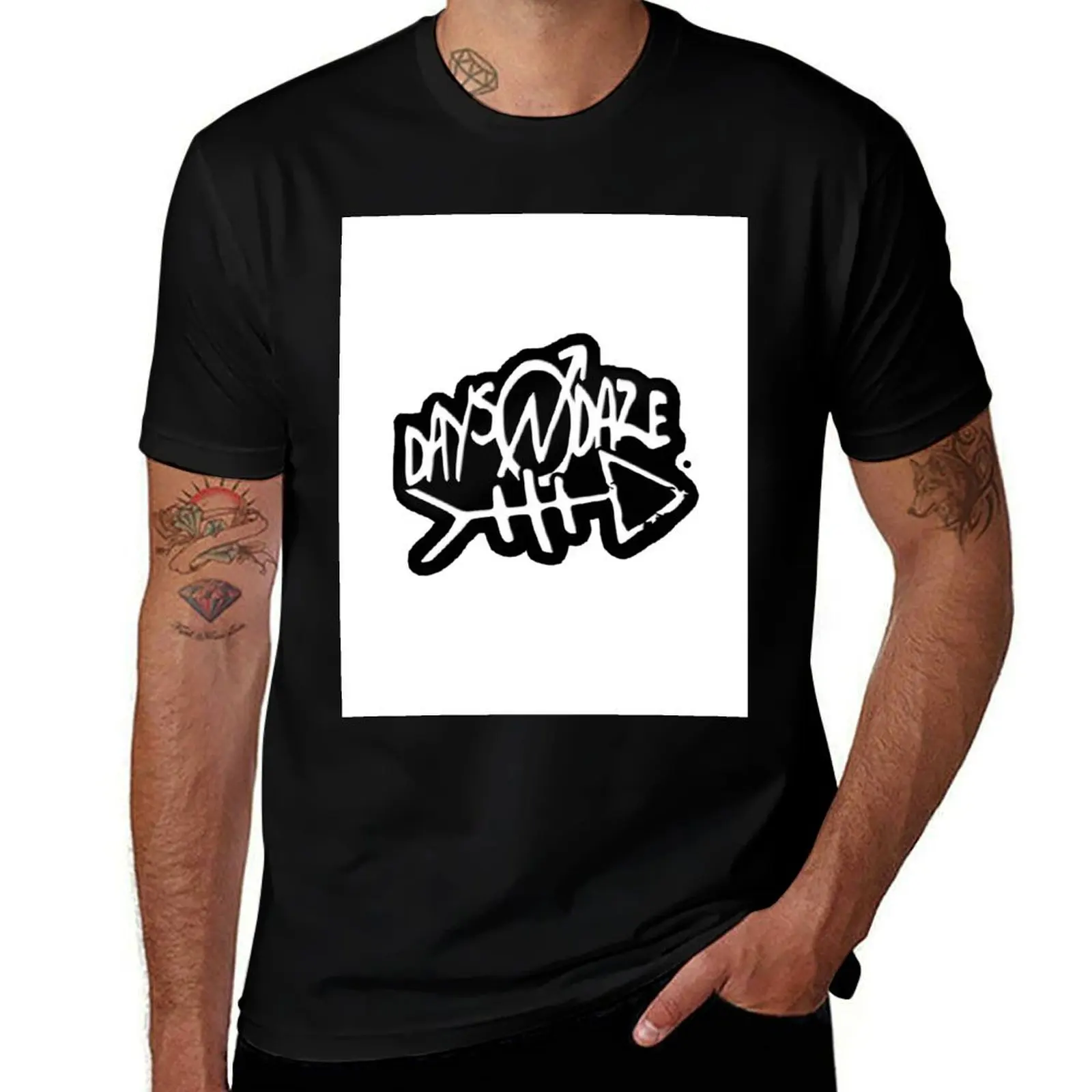 

cotton t for t N T-Shirt shirt anime shirts vintage oversize t shirts man graphic Daze Days man