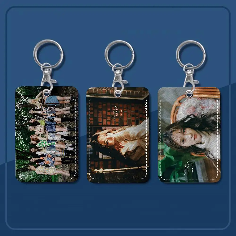 

Fromis_9 Kpop Girl Group персонализированный держатель для карт с принтом подходит для держателя для девочек дверной чехол для карт женский держатель для бейджа брелок