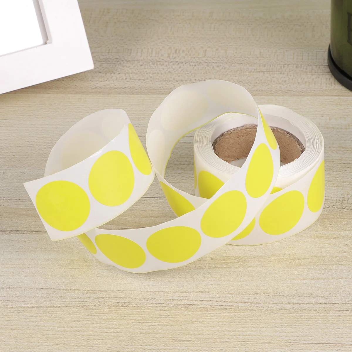 

500pcs Round Adhesive Stickers Diy Label Paper Gift Tags Wedding Birthday Party Decoration Markers Files Boxes Packaging Wood