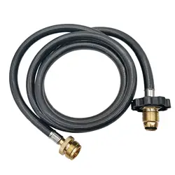 Propane Adapter Hose 1lb to 20lb Converter for Tabletop Grill Camping BBQ