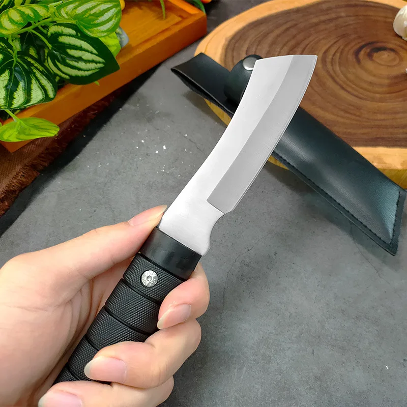 Coltello multiuso da cucina mannaia Paring disossare affettare Barbecue coltello da bistecca taglio di carne frutta sbucciare coltello da pesca