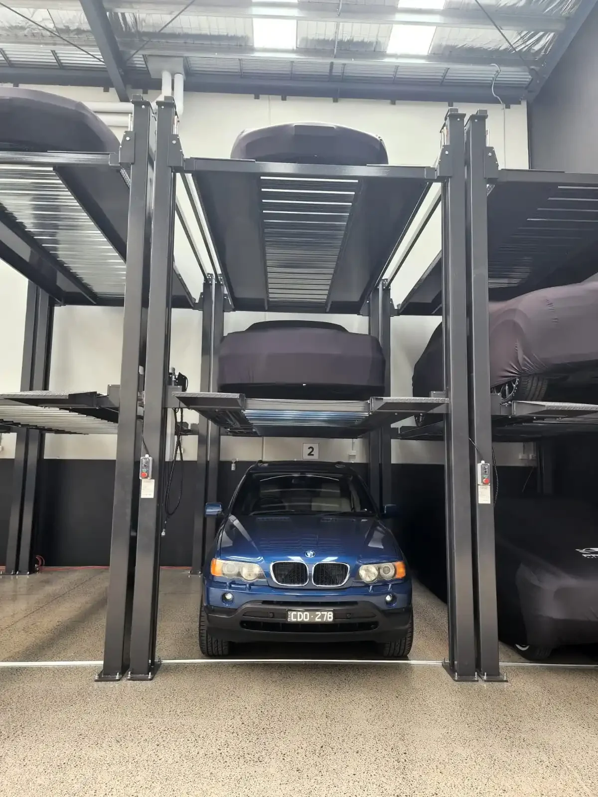 Fast Delivery Electric Hydraulic Movable Multi-storey 3 Level Parking Lift Car Elevator For Garage