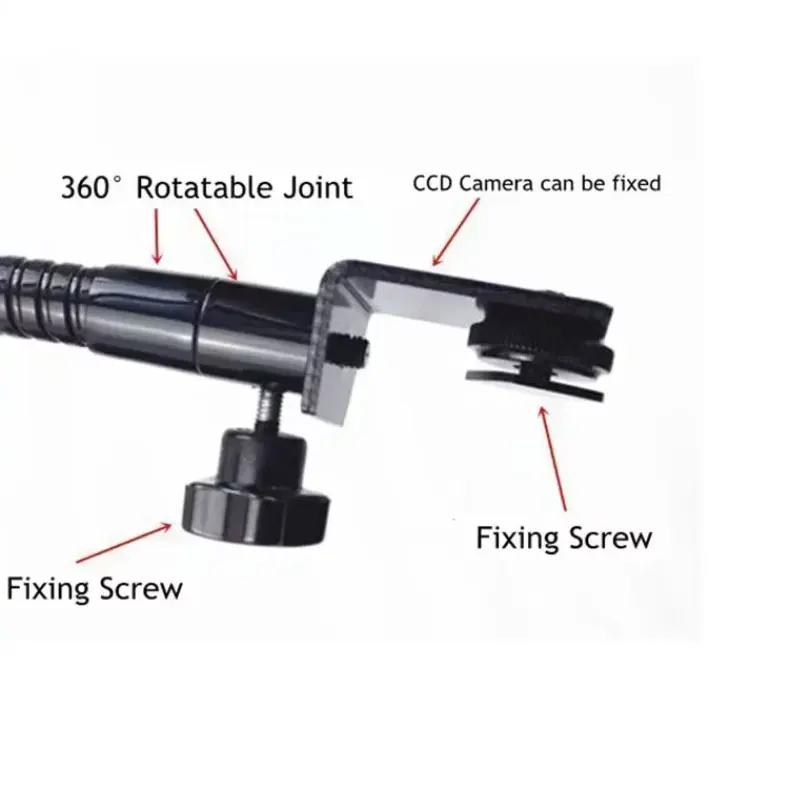 Industrieller Mikroskop-Ständer Kameraobjektivhalter Mikroskop-Zubehör Universal 360° ° Verstellbare Montagewerkzeuge DIY – Detail 3