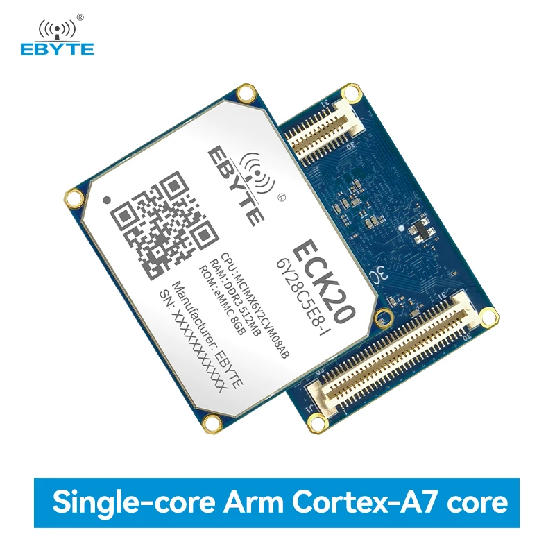 i.MX6ULL اللوحة الأساسية ARM CortexA7 دعم Linux الصناعية الصف المزدوج إيثرنت EBYTE ECK20-6Y28C سلسلة 256/512 ميجابايت DDR3L