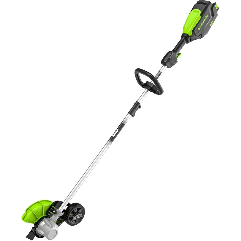 

80V Cordless Brush Edger with 8 Steel Blade, 2.25 Cutting Depth, and 27cc Gas Equivalent Power