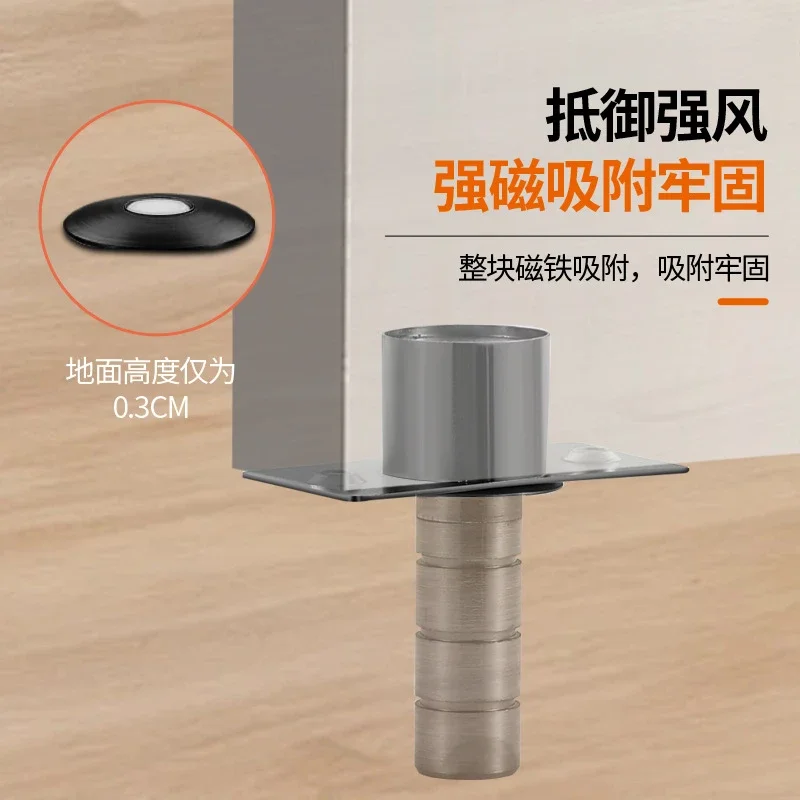 Hidden suction Strong magnetic stainless steel door suction Bathroom Bedroom Hidden silent suspension