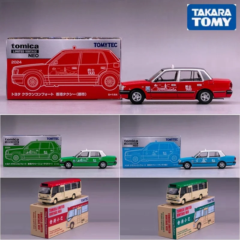 

Модель автомобиля TAKARA TOMY TOMYTEC TLV 1:64 из сплава, Гонконгский микроавтобус, лимитированная литой под давлением модель автомобиля, коллекционные детали, игрушки для мальчиков