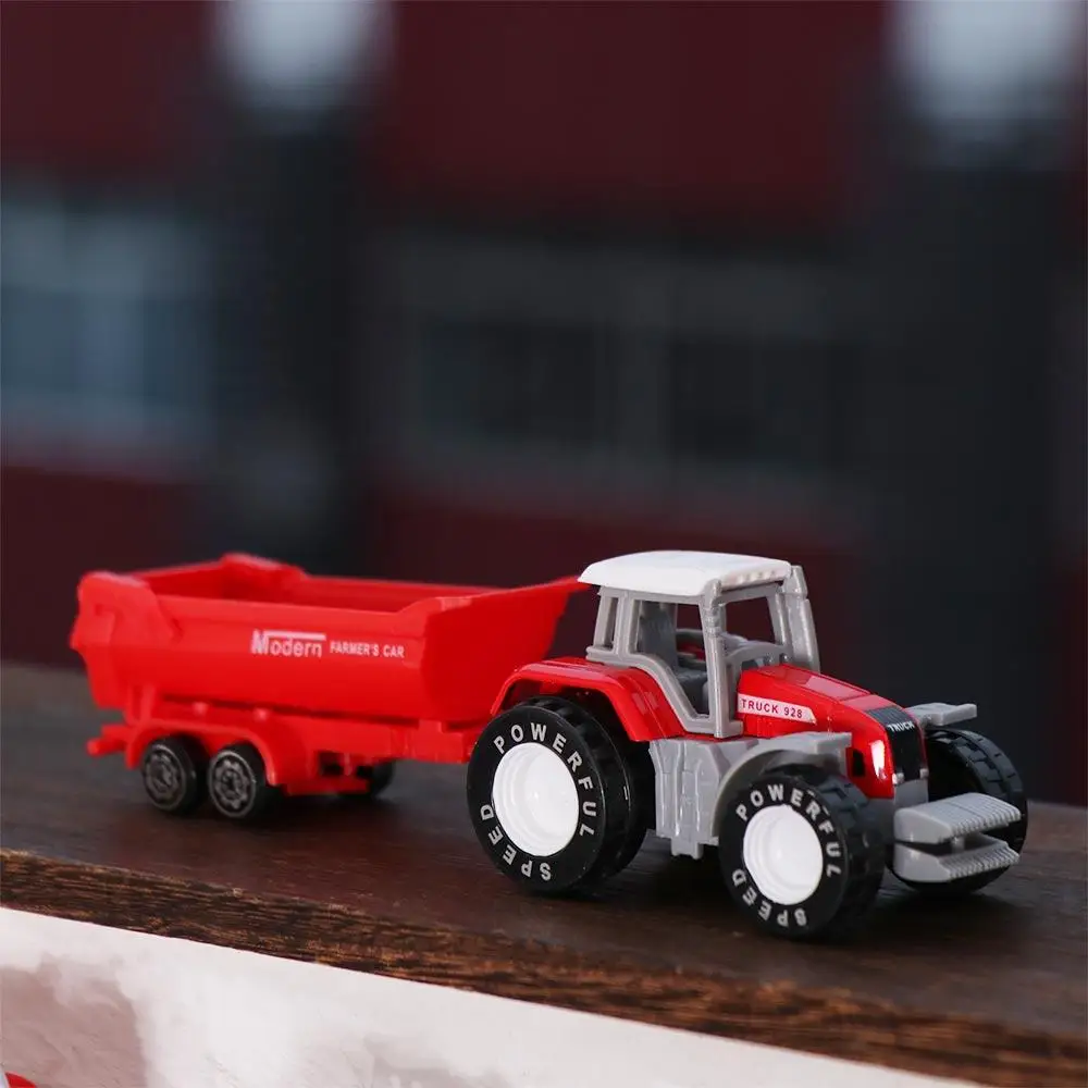 Mini Bouw Graafmachine Dump Truck Bulldozer Modellen Legering Techniek Auto Model Boer Voertuig Tractor Speelgoed Model Auto Speelgoed