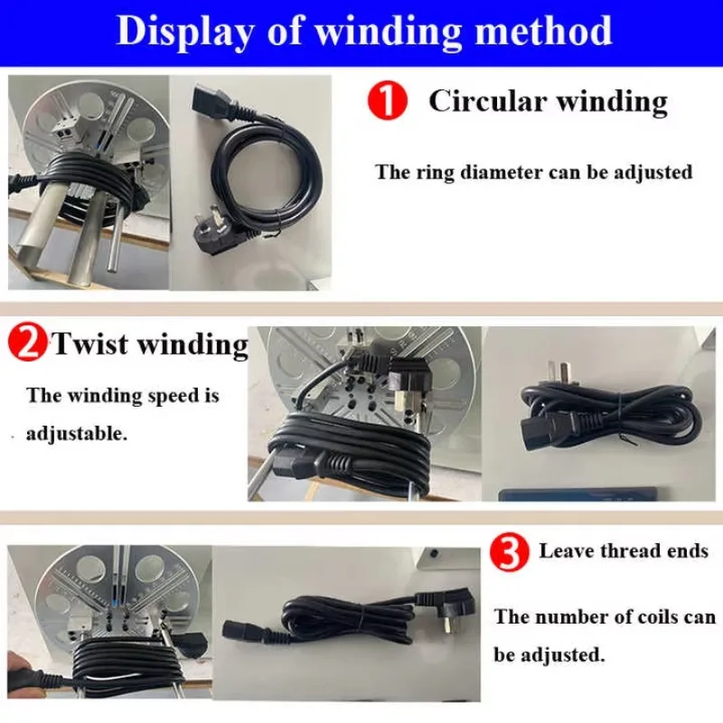 Avvolgitrice automatica per bobine di filo Avvolgitrice automatica per legare e legare
