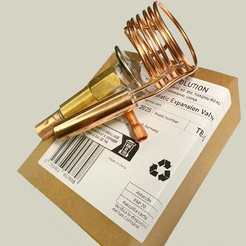 TB-5LC 2.2kw R290 Sabit Delikli Genleşme Valfi, DSM165V12UDZ gibi 15~30cc/rev HC Soğutucu Akışkan Kompresörleriyle (1~1.5HP) ile eşleşir